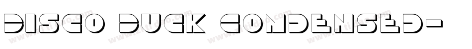 Disco Duck Condensed字体转换
